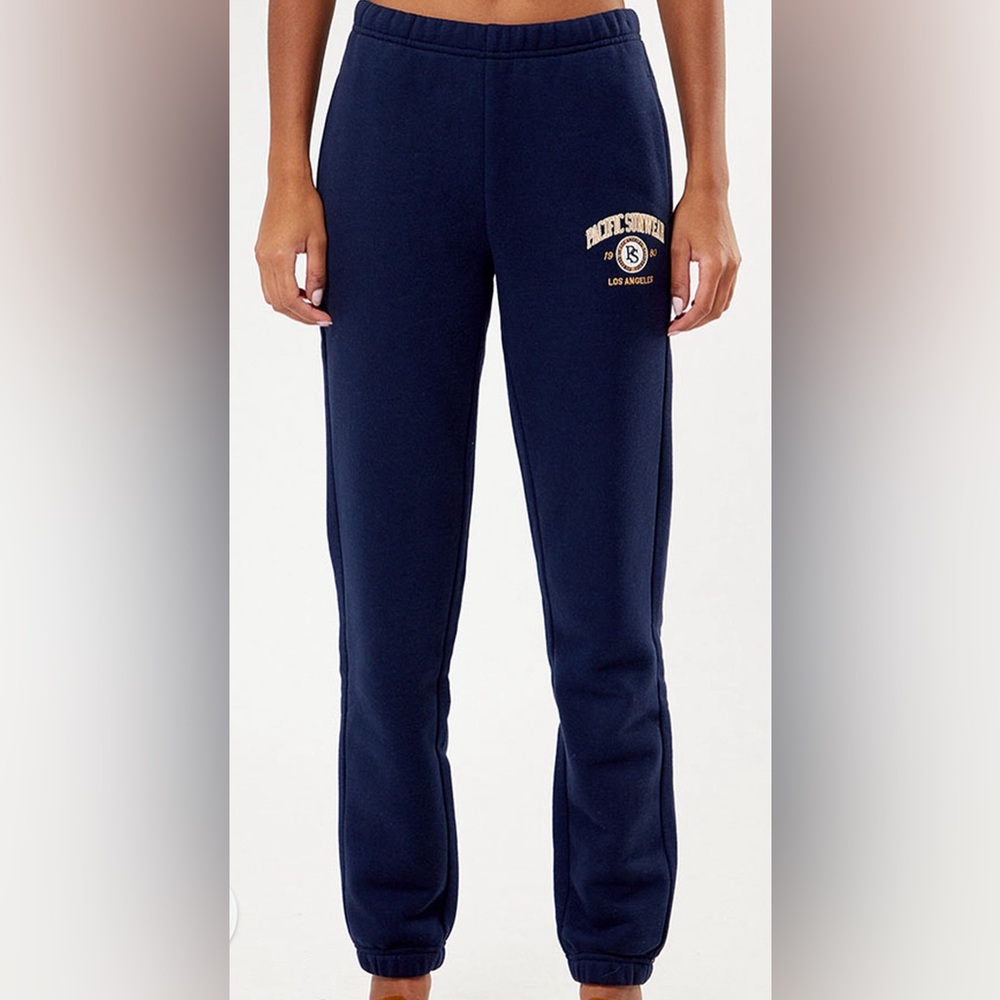 Pacsun World Class Pacific Sunwear Slim Sweatpants Navy Color